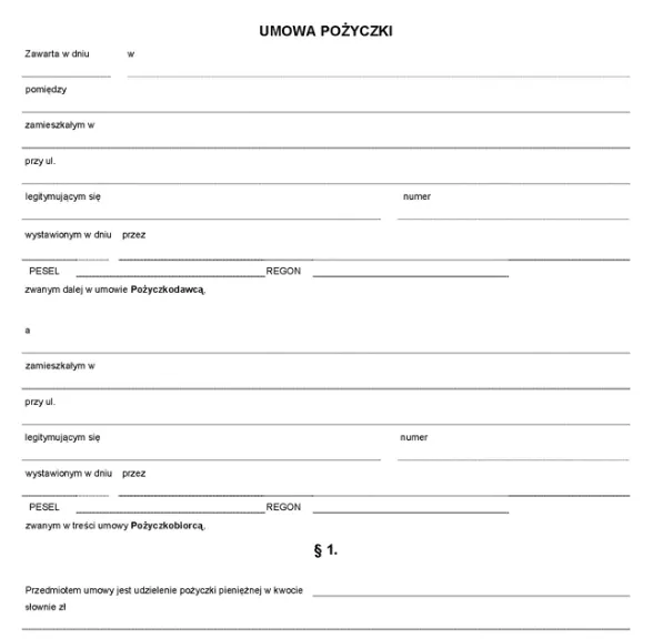 Podatek od pożyczki prywatnej