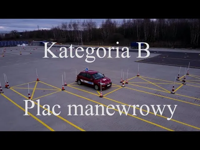 Plac manewrowy prawo jazdy kat B
