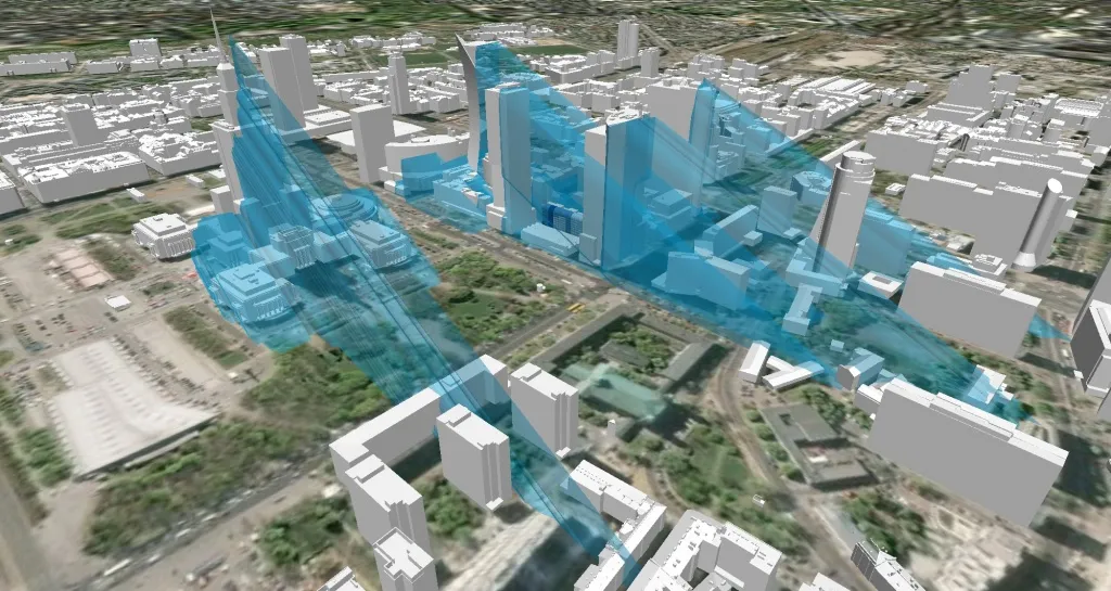 wizualizacja zacienienia budynku