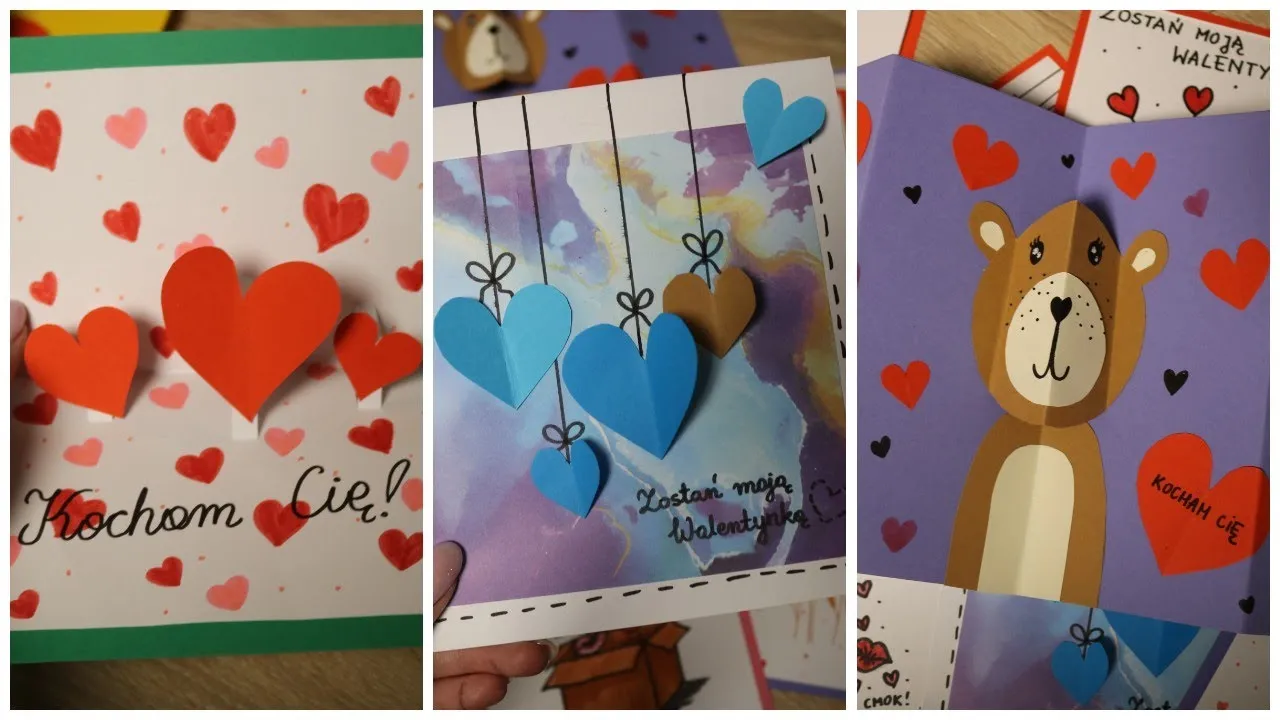 personalizacja walentynki, ręcznie pisana kartka walentynkowa pomysły