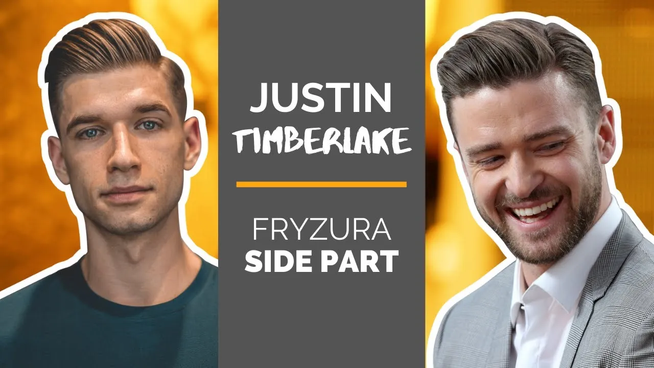 Side Part męska fryzura nowoczesna