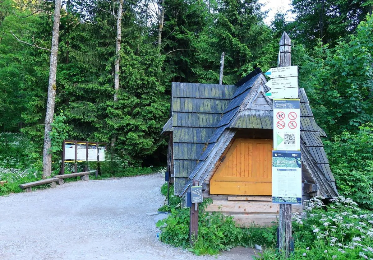 Palenica Białczańska parking TPN