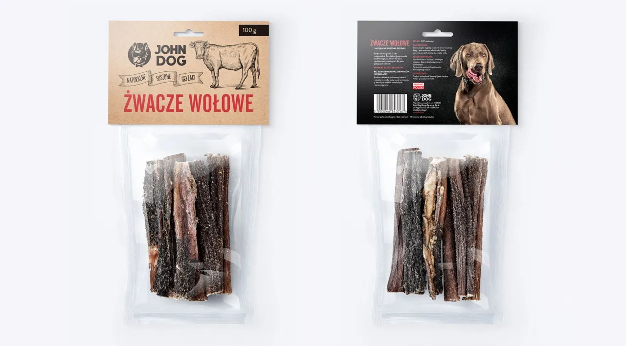 suszony żwacz wołowy dla psa