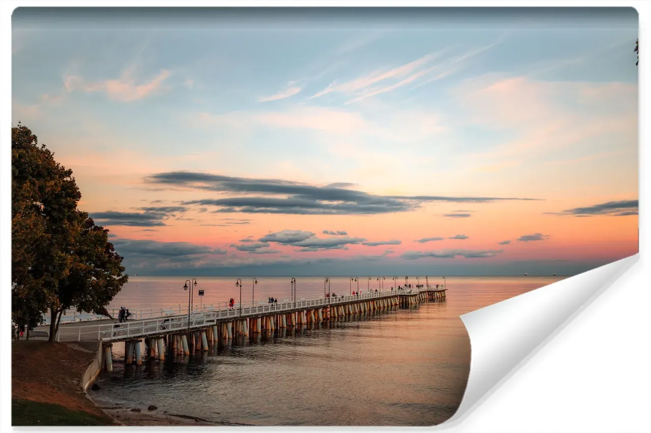 klif Orłowo zachód słońca