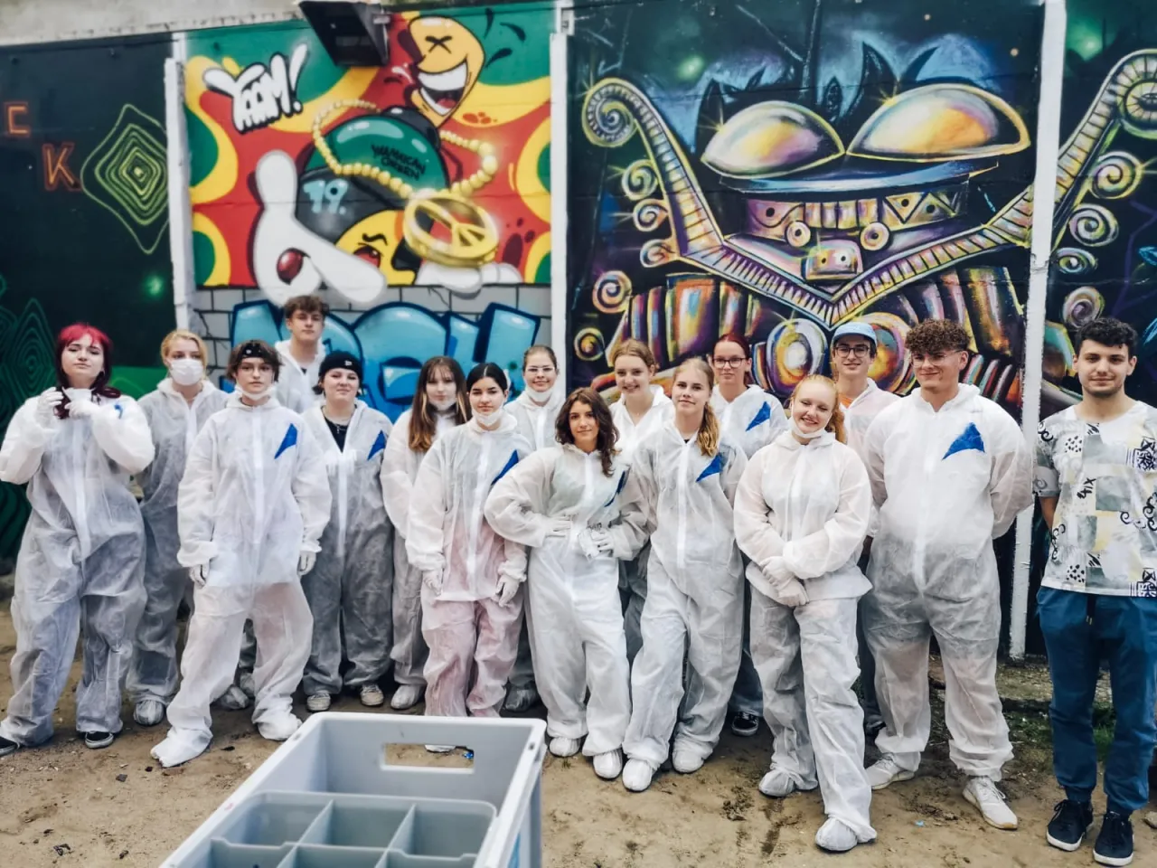 Jugendliche Street Art Fotoshooting