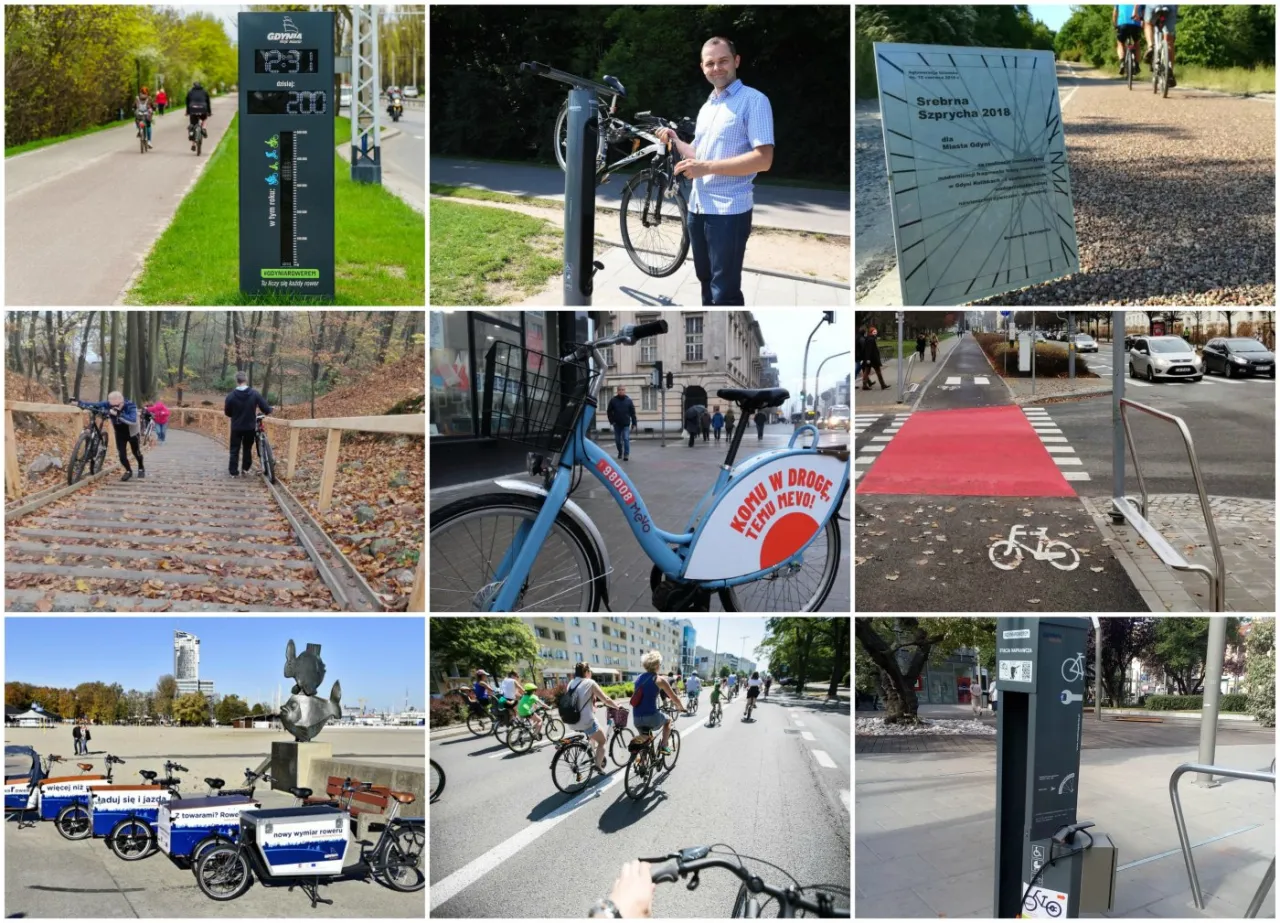 Gdynia Bulwar Nadmorski rower