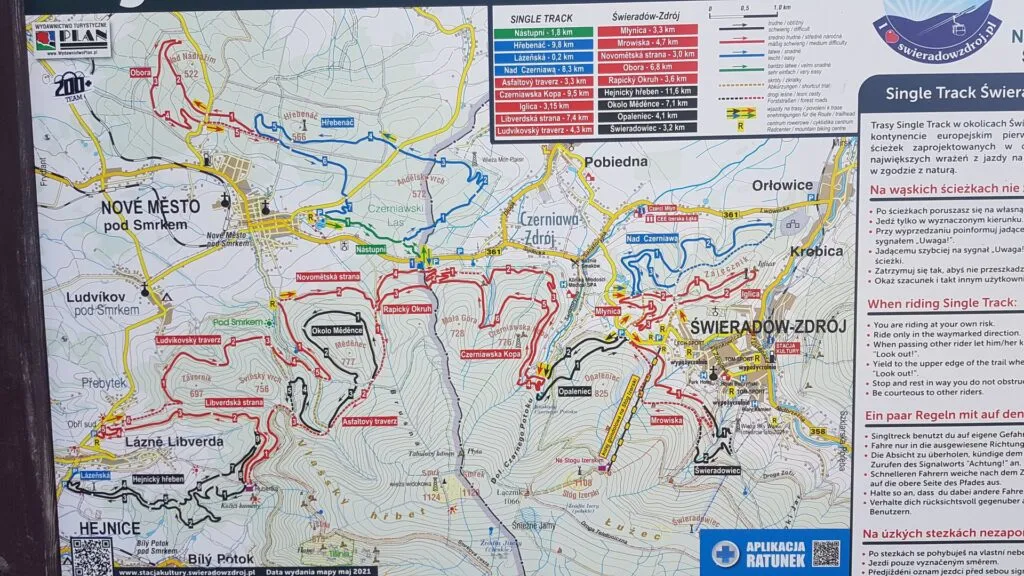 Świerad&oacute;w-Zdr&oacute;j trasy rowerowe single track