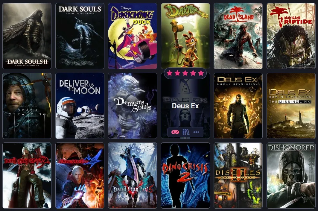 różne gatunki gier wideo, kolaż gier, ikony gatunków gier