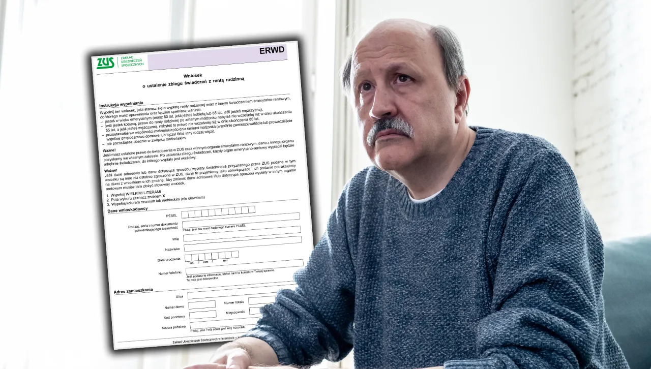 Formularz ZUS ERR wniosek o rentę rodzinną