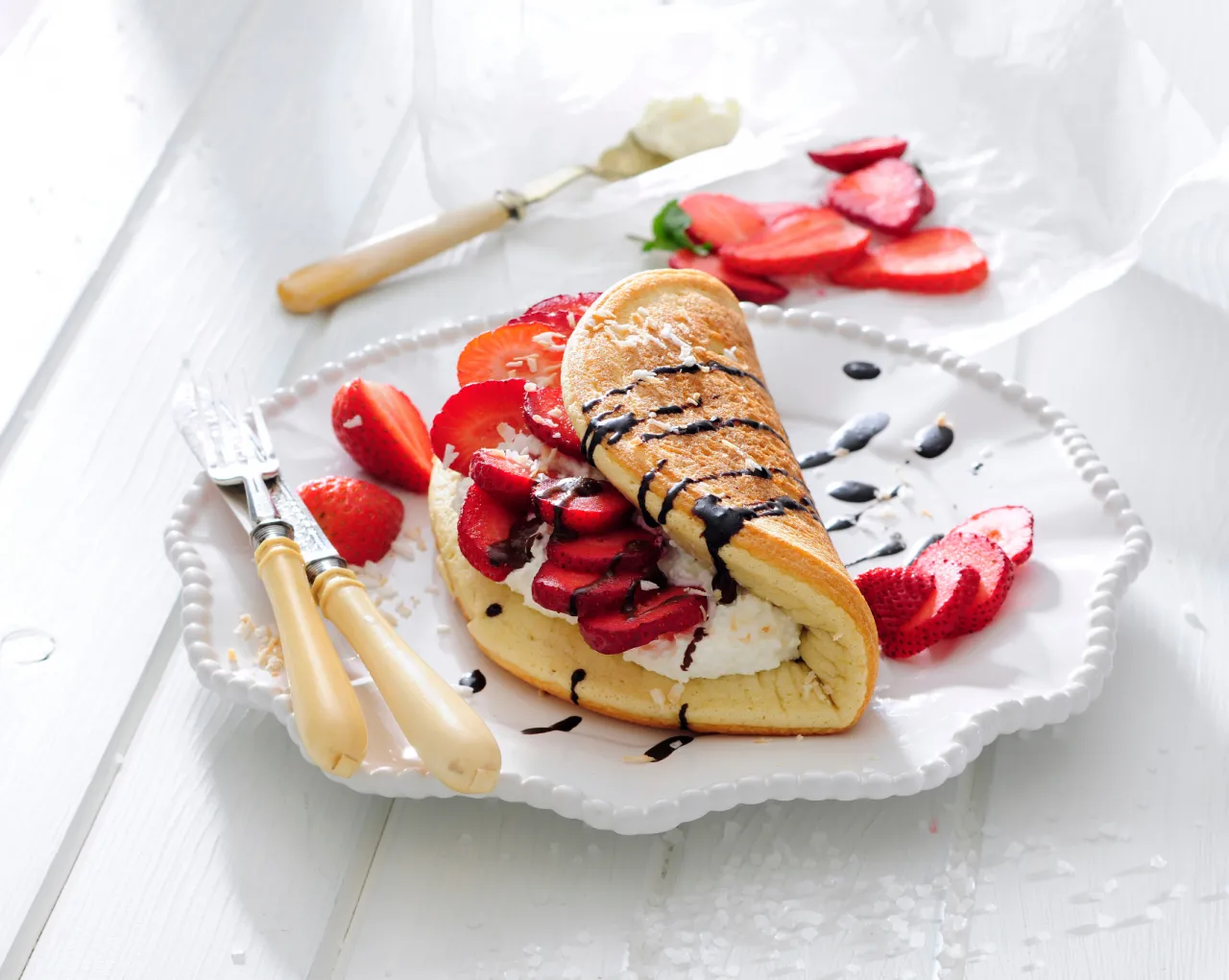 Dodatki do omletu na słodko