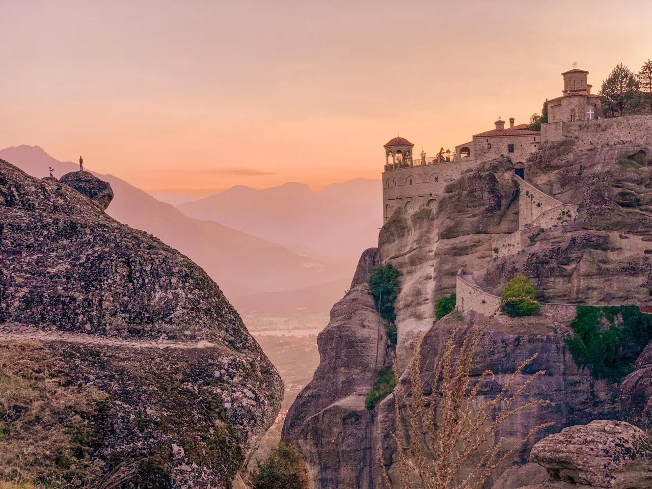 Meteory klasztory widok