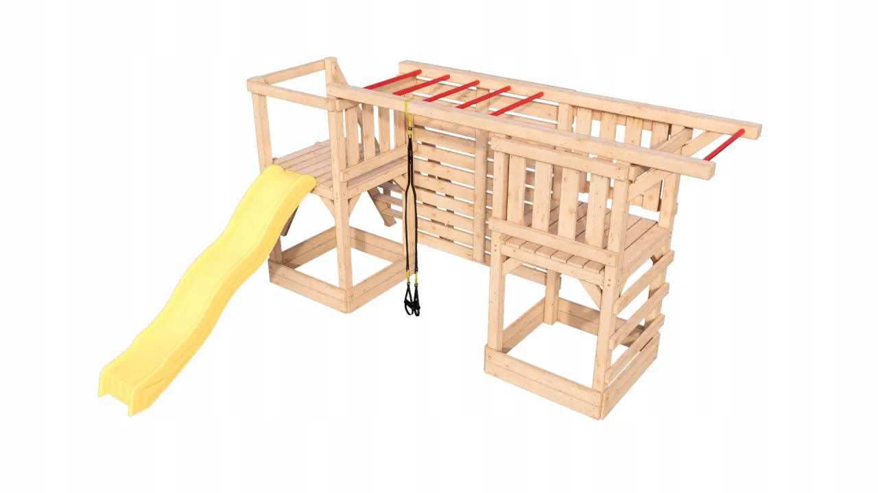 Drewniany małpi gaj DIY budowa