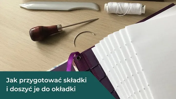 zszywanie składek książki