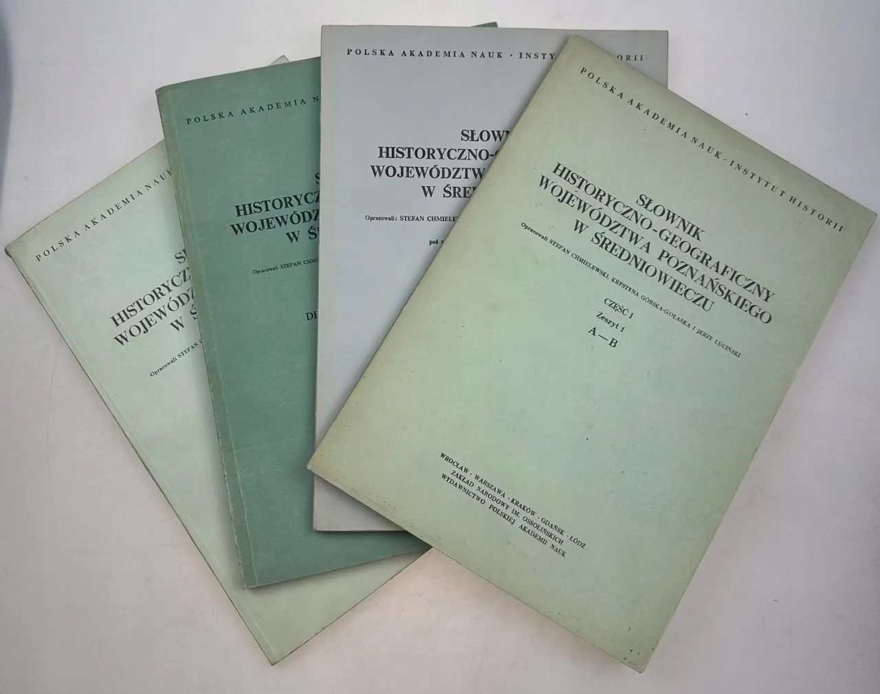 Słownik historyczno-geograficzny województwa poznańskiego w średniowieczu okładka