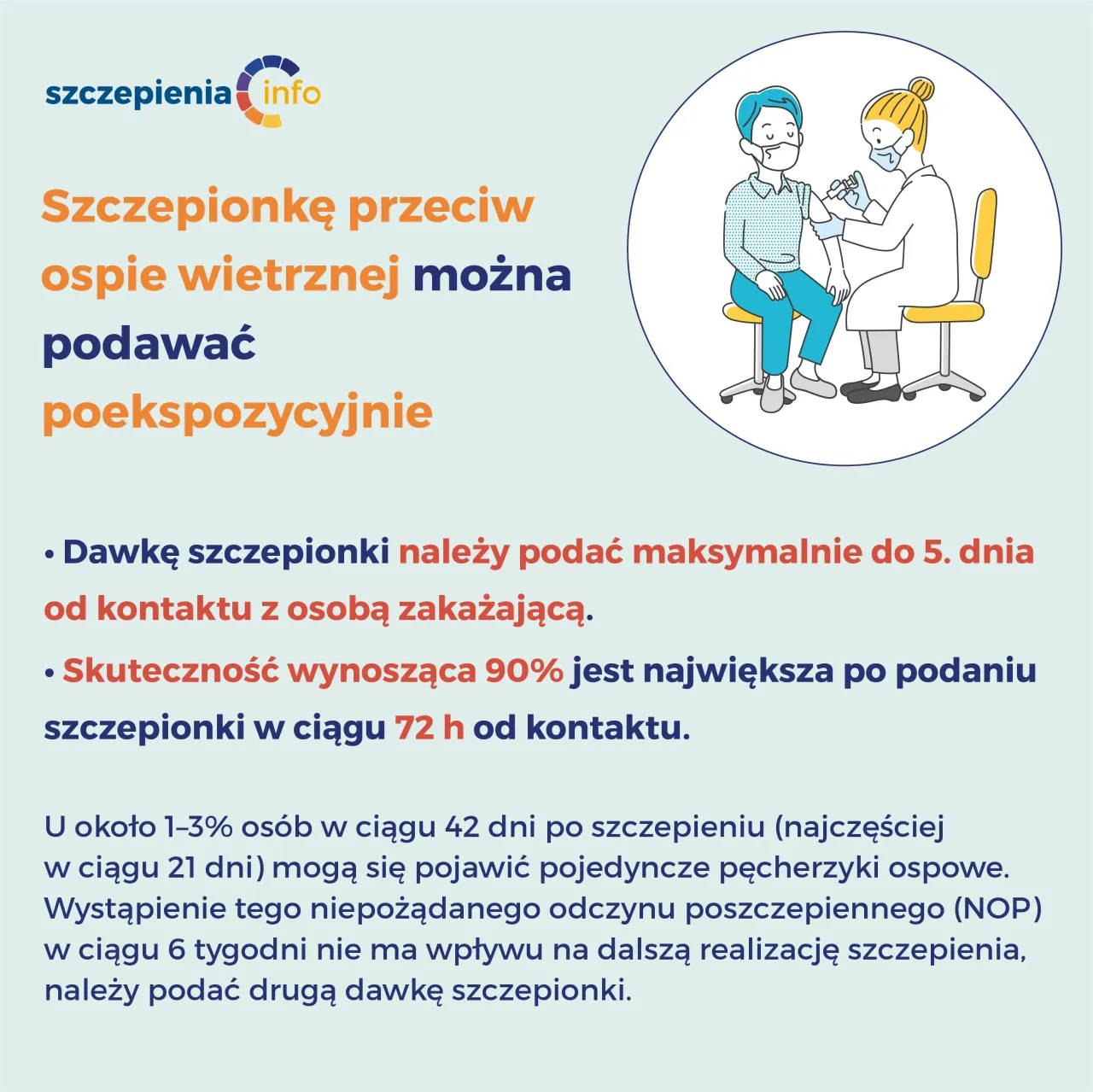 Szczepienie na ospę wietrzną po kontakcie