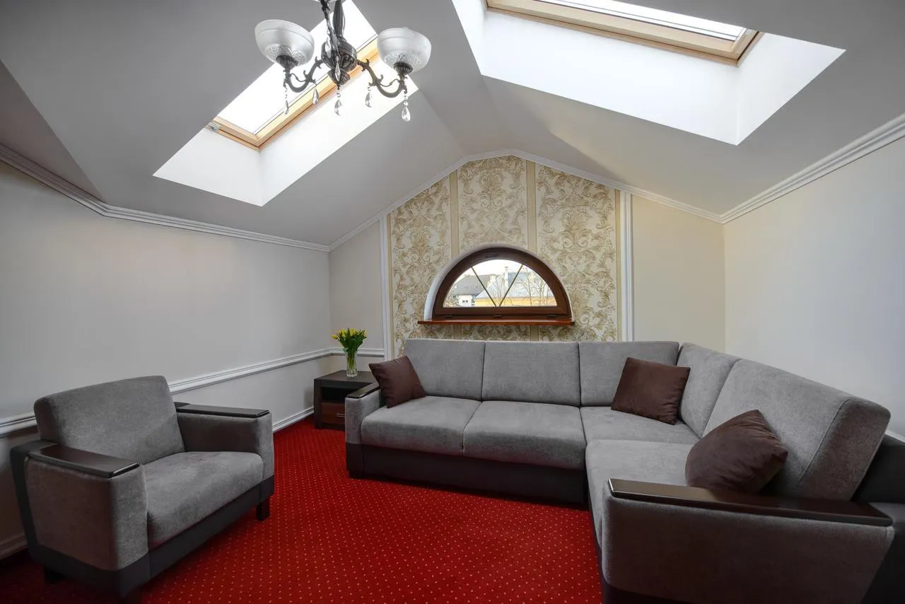 Dworek Vesaria Lublin pokój hotelowy wnętrze