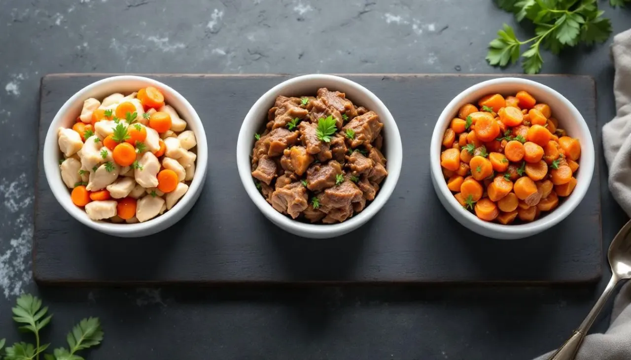 domowe jedzenie dla psa w misce