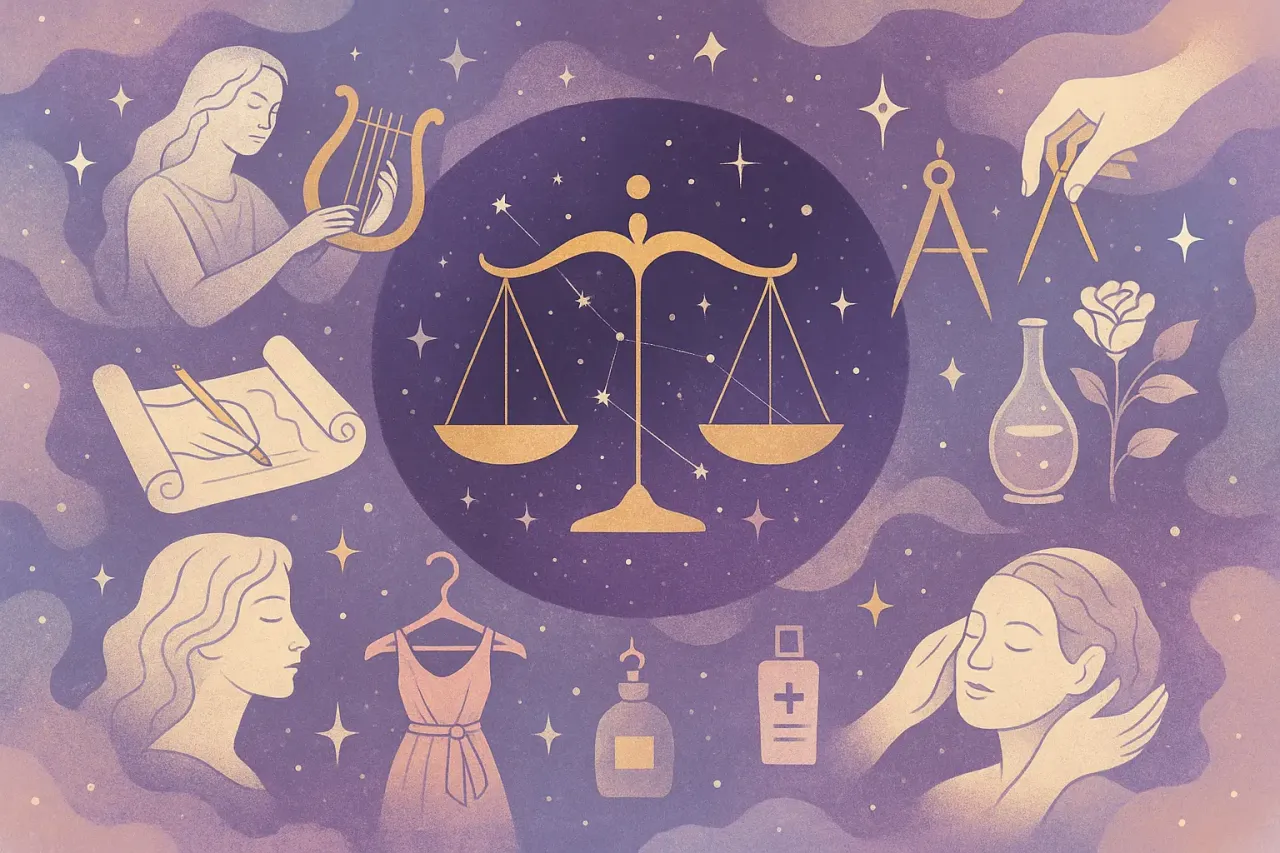 Mężczyzna Waga astrologia estetyka harmonia