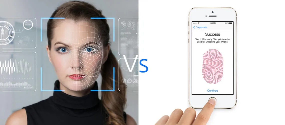 iPhone zrzut ekranu por&oacute;wnanie modeli Face ID Touch ID