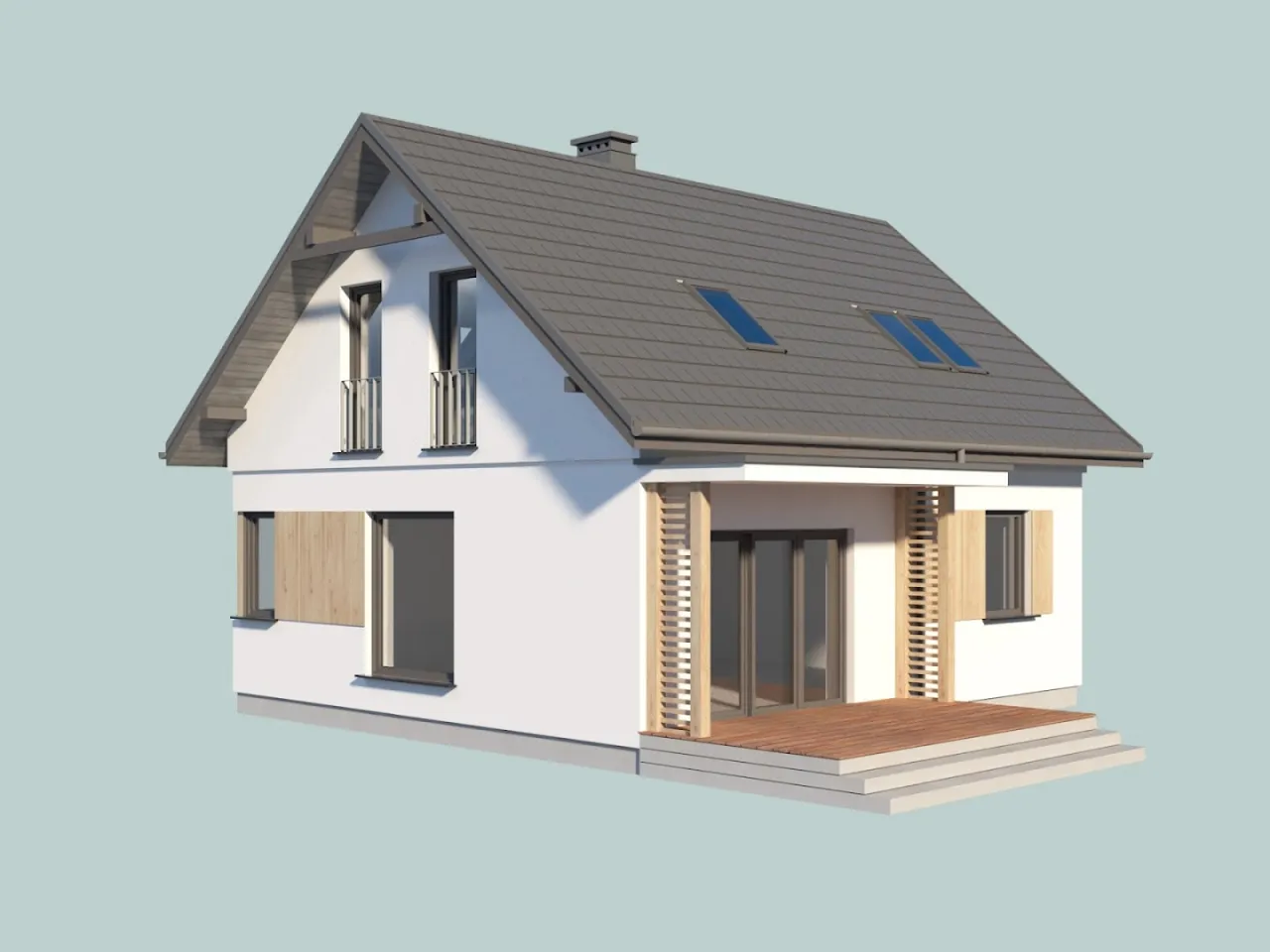 dom 70m2 na zgłoszenie projekt