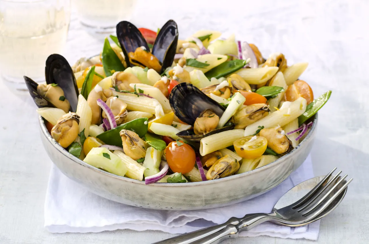 Salade de moules vari&eacute;e id&eacute;es recettes
