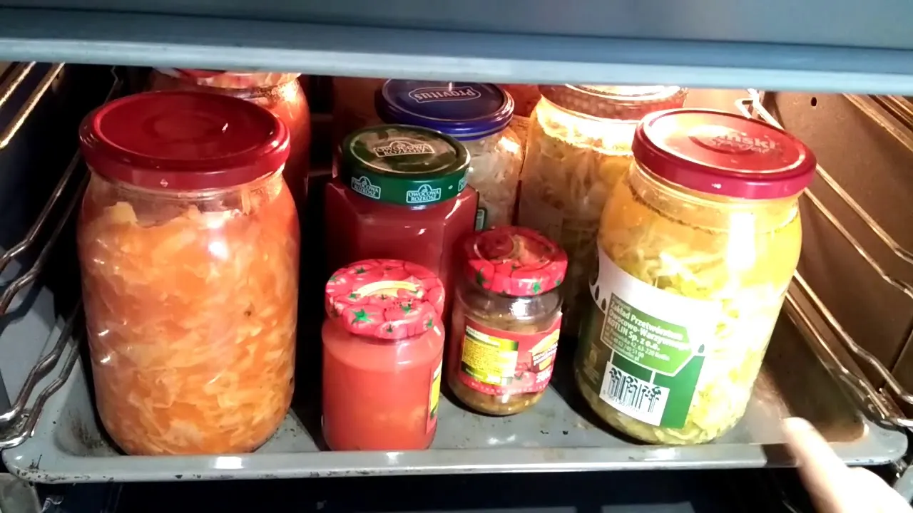 pasteryzacja słoik&oacute;w w piekarniku