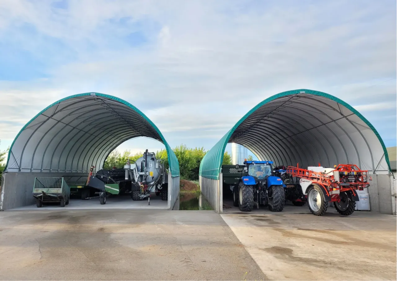 r&oacute;żne typy hal namiotowych tymczasowych i stałych