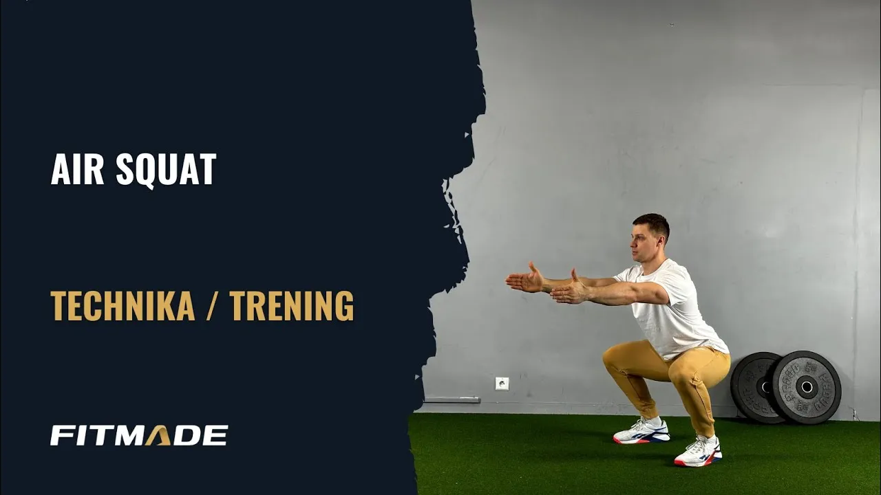 podstawowe ćwiczenia crossfit, przysiad air squat technika, martwy ciąg technika
