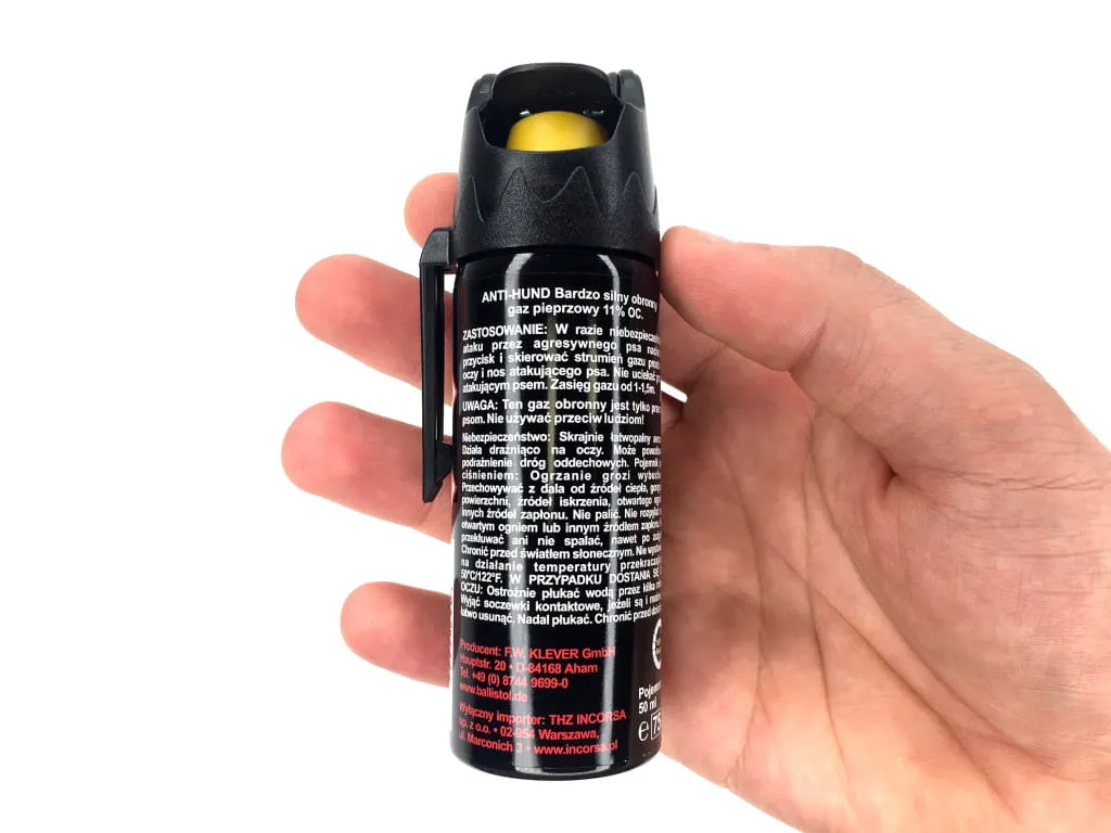 gaz pieprzowy na psy legalność Polska
