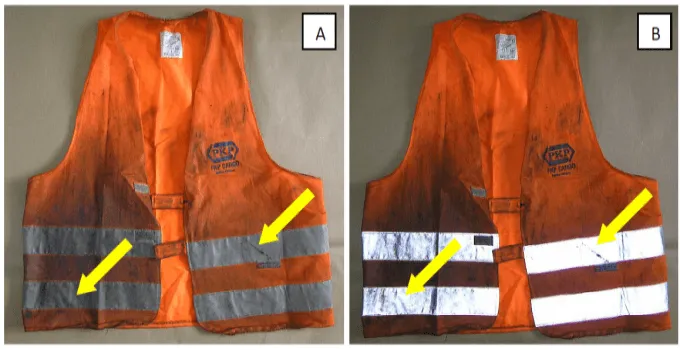zniszczona odzież robocza