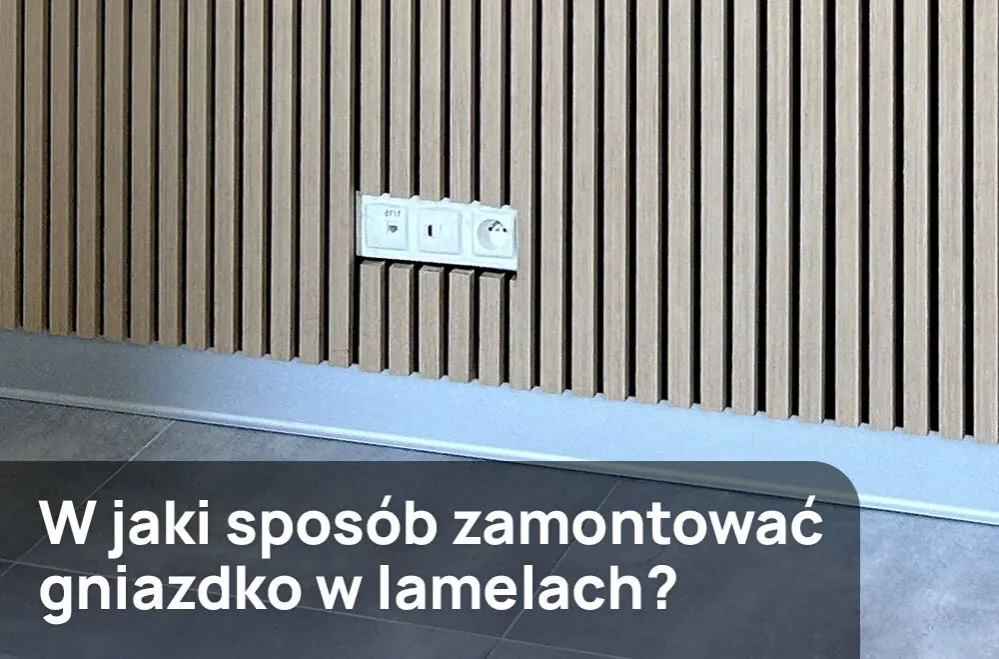 lamele wok&oacute;ł gniazdka