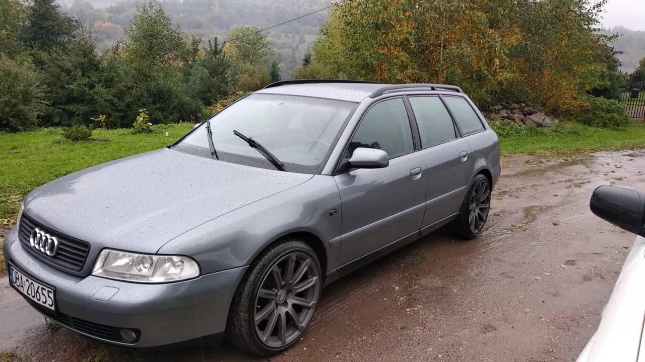 Audi A4 B5 z felgami 17 cali vs 15 cali porównanie