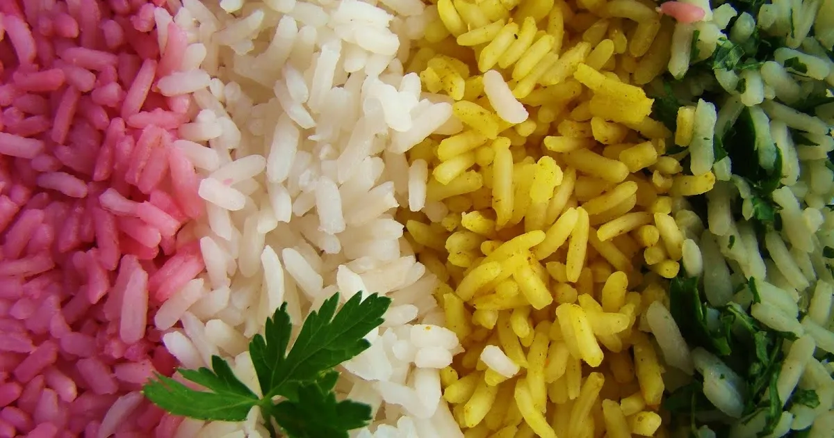 kolorowy ryż naturalne barwniki składniki