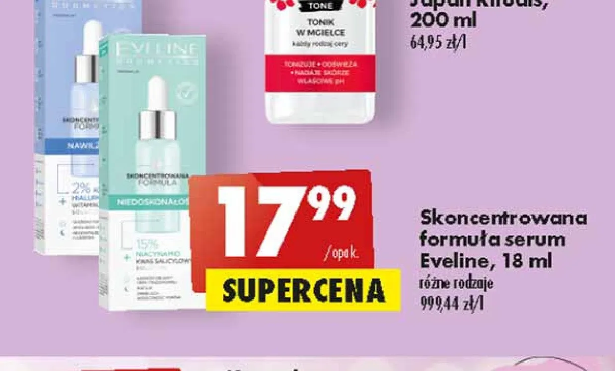 Eveline serum na niedoskonałości gdzie kupić promocje