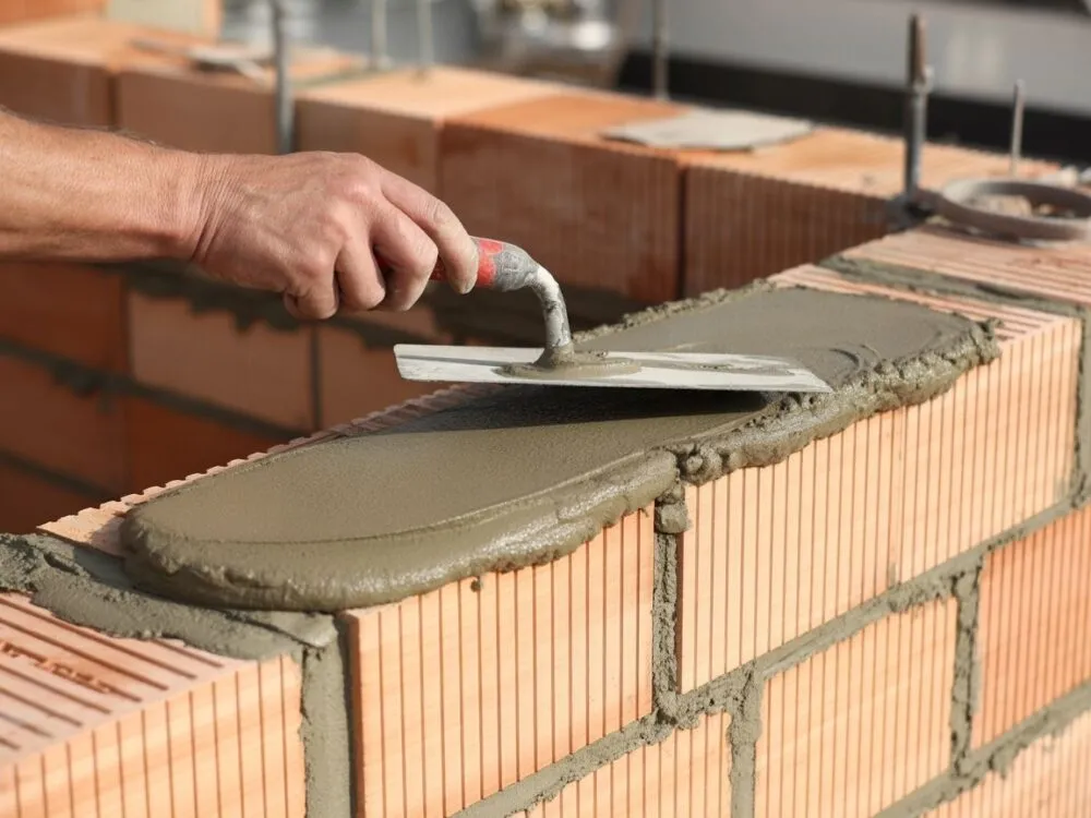 Test kielni konsystencja zaprawy murarskiej