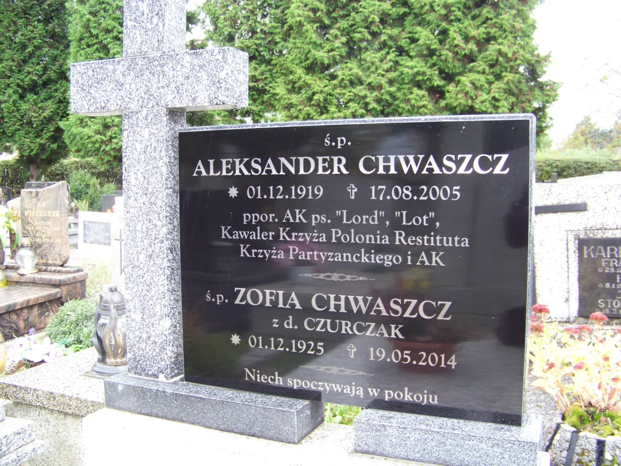 nagrobek z epitafium