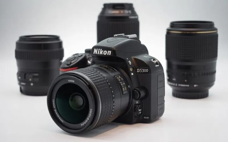 Nikon D5300 z obiektywem kitowym