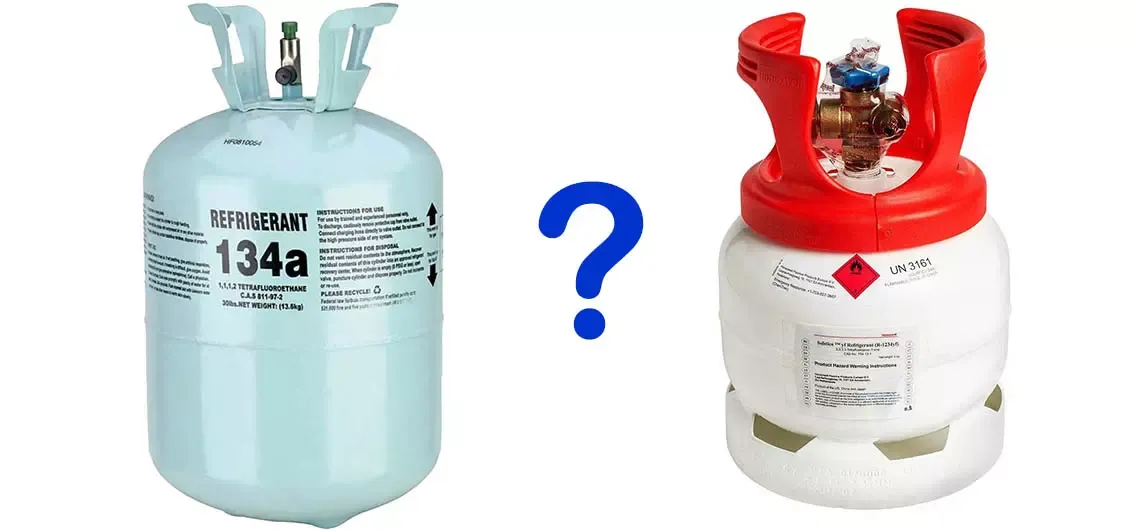 czynnik klimatyzacji R134a R1234yf por&oacute;wnanie