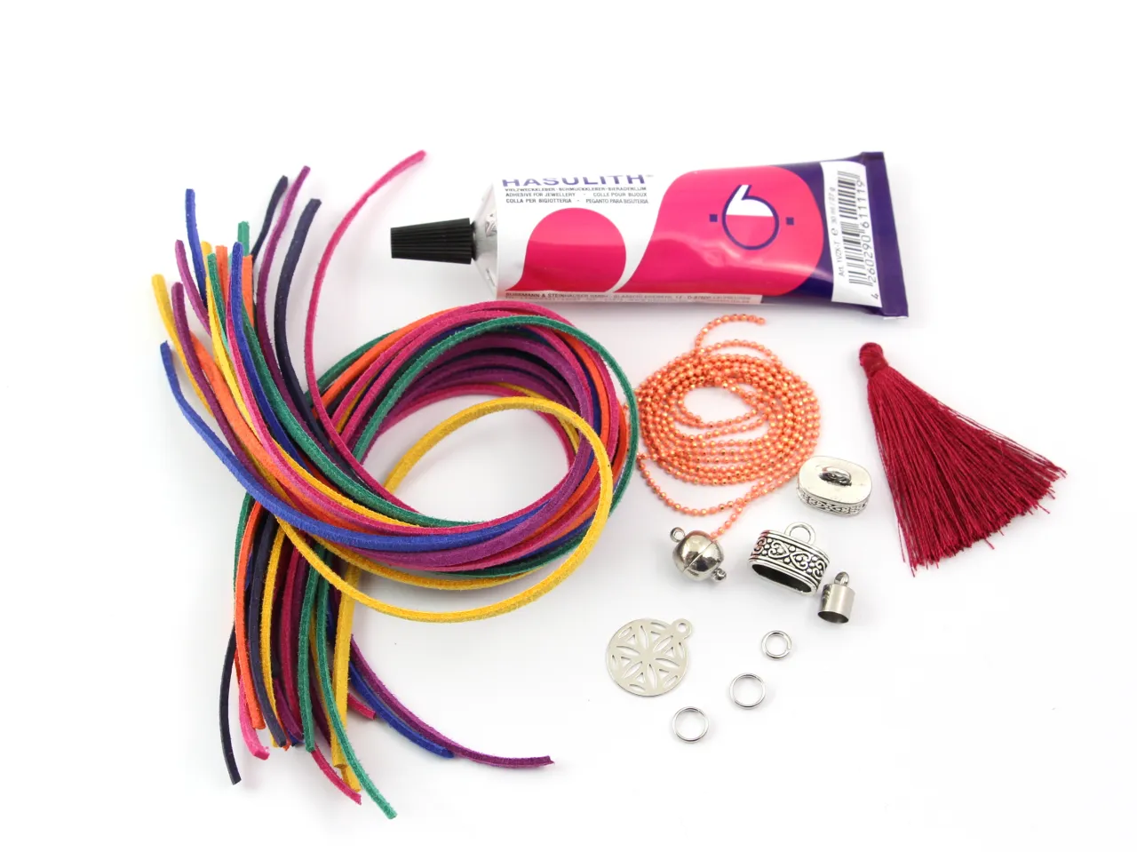 materiały do bransoletek z rzemyków