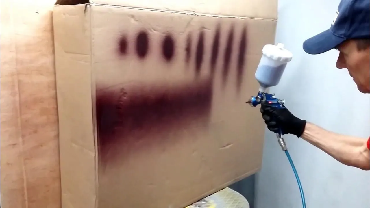 ustawienia pistoletu natryskowego regulacja