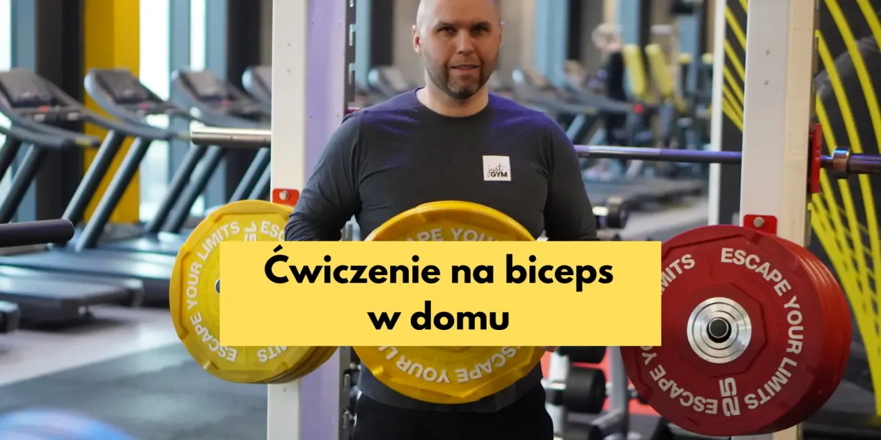 trening bicepsów w domu bez sprzętu