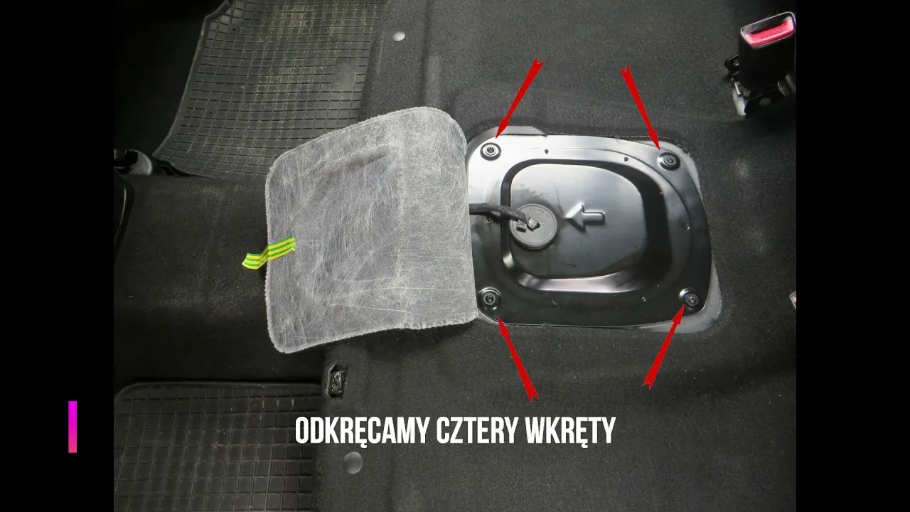 filtr paliwa Kia Ceed I lokalizacja