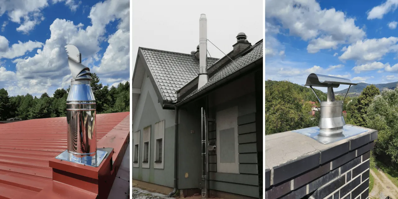 materiały na komin zewnętrzny porównanie