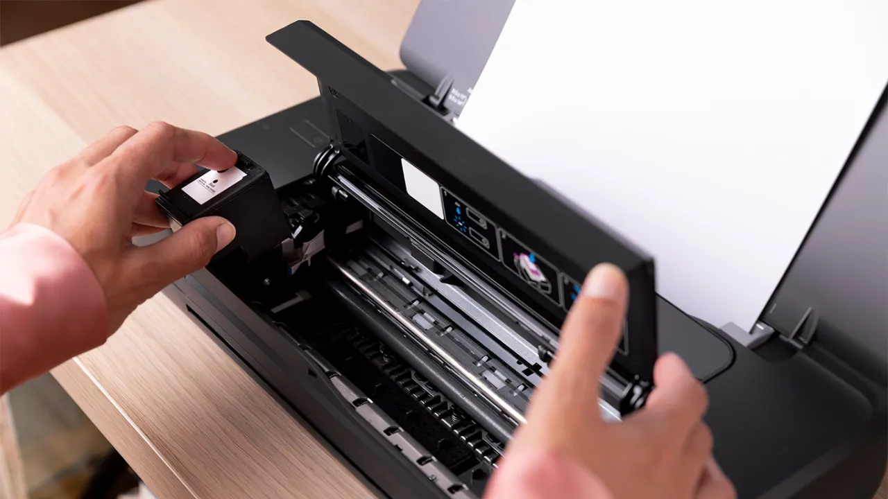 problemy z nowym tuszem drukarka