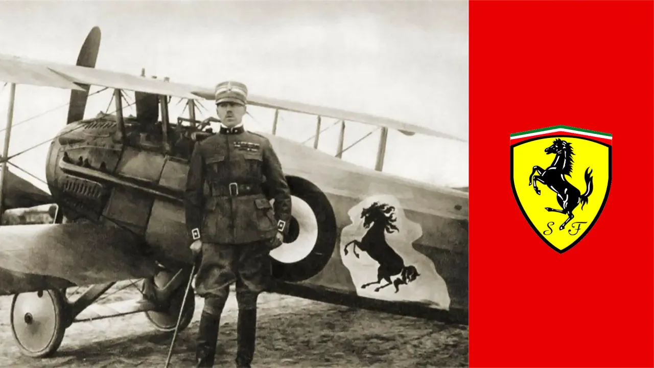 Francesco Baracca samolot Cavallino Rampante