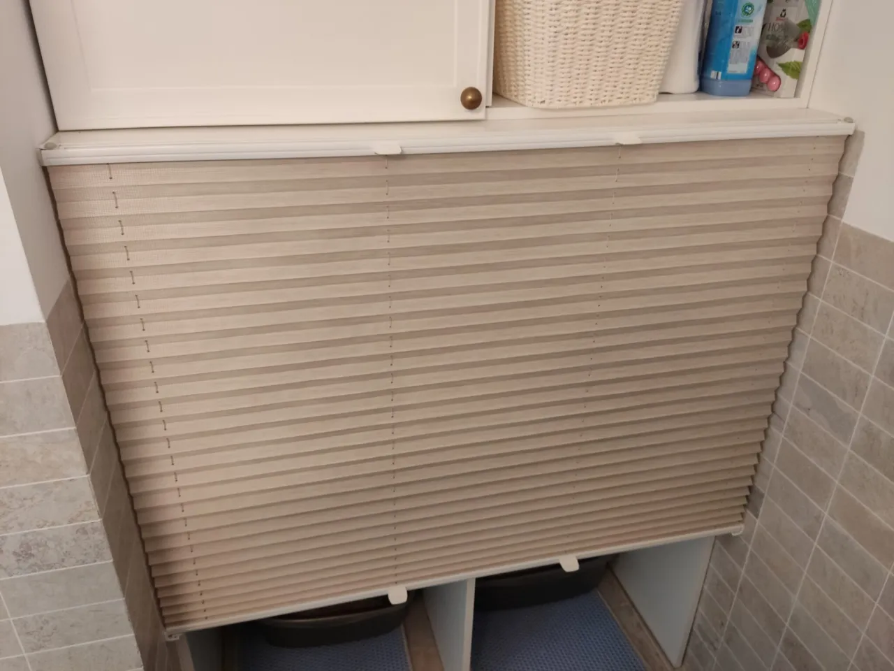 Uszkodzona roleta po praniu w pralce