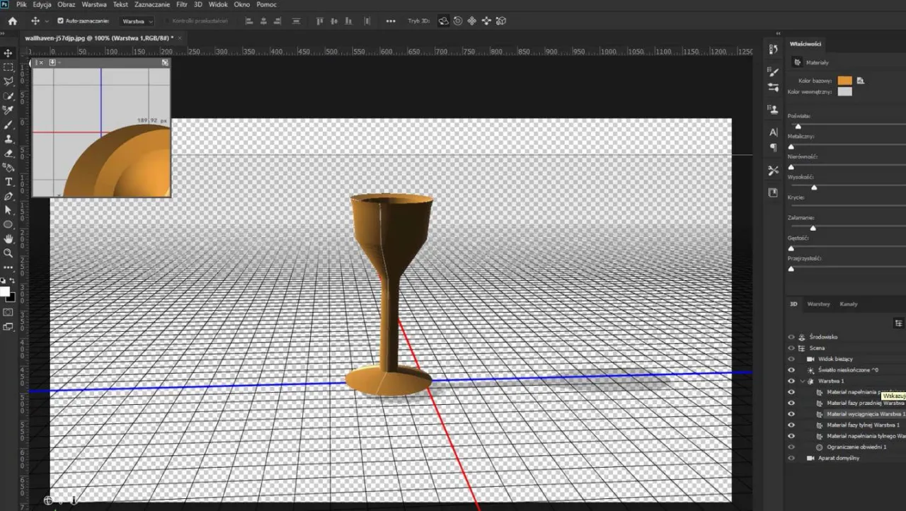 interfejs photoshop dla początkujących
