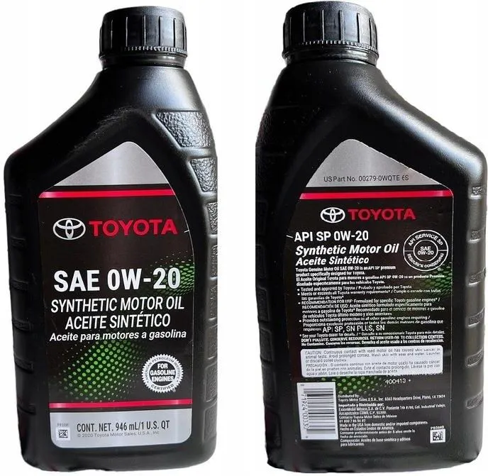Oryginalny olej Toyota 0W-20