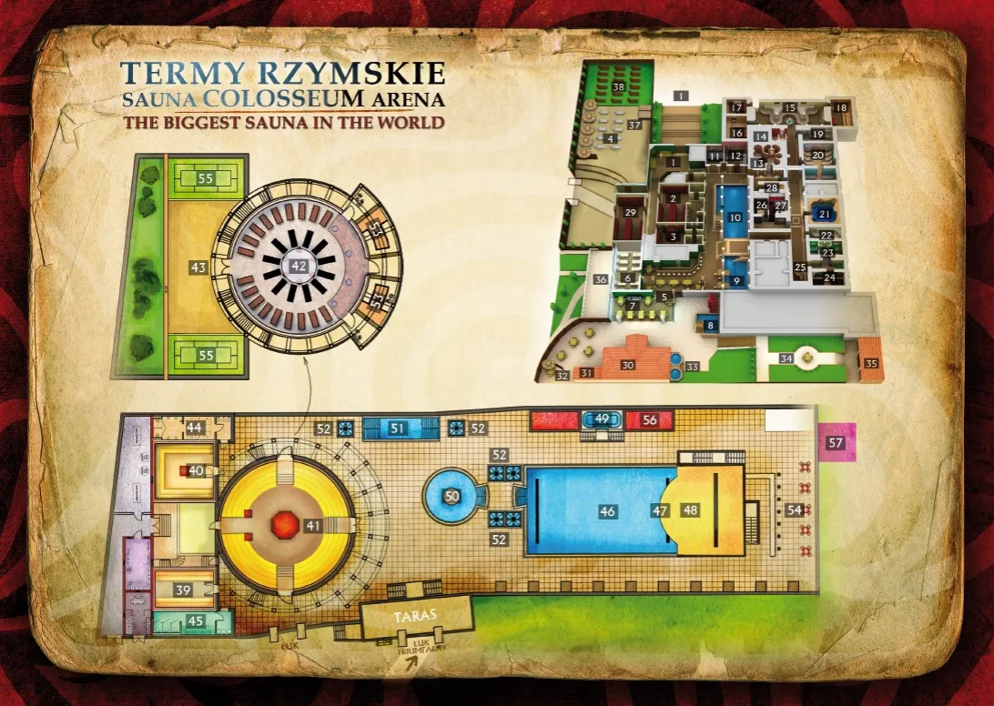 Plan term rzymskich schemat