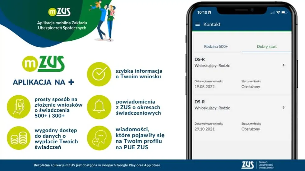 aplikacja mZUS PUE ZUS bankowość elektroniczna